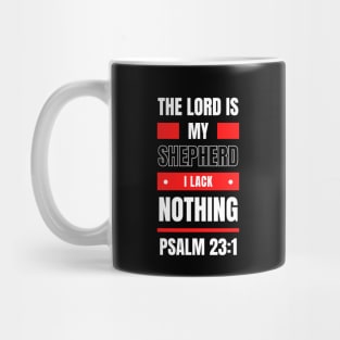 The Lord Is My Shepherd | Bible Verse Psalm 23:1 Mug